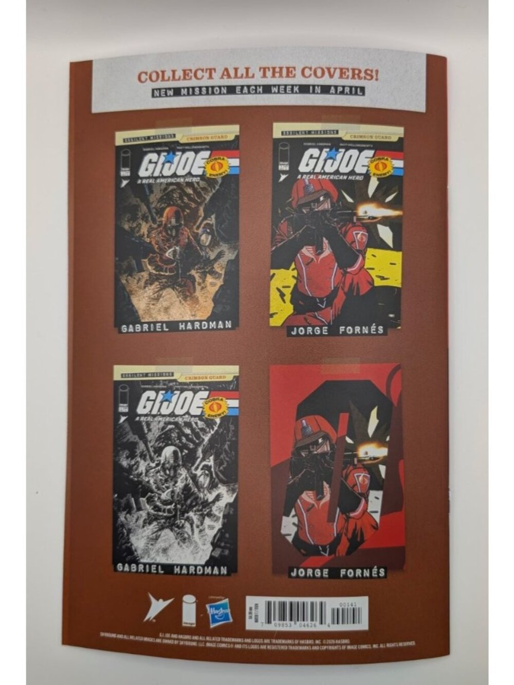 GI Joe Cobra Silent Missions Crimson Guard # 1 Variant Set Image 2026 - Picture 4 of 4